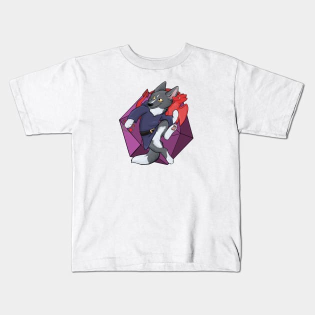 DnDoggos Epic Pose Magnus Kids T-Shirt by DnDoggos